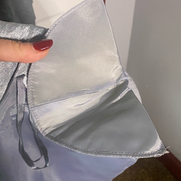 Jessica Howard Stunning Silver Dress with jacket 12P - Picture 6 of 10